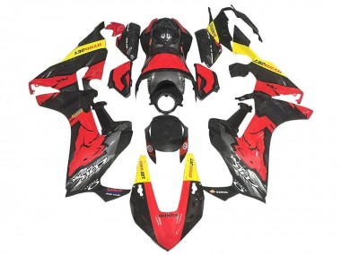2017-2024 Red Yellow Black Carbon Fiber Honda CBR1000RR Motorcycle Fairings UK Stores