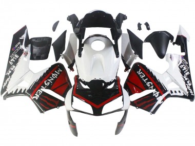 2003-2004 White Red Glossy Black Monster Honda CBR600RR Motorcycle Fairings UK Stores