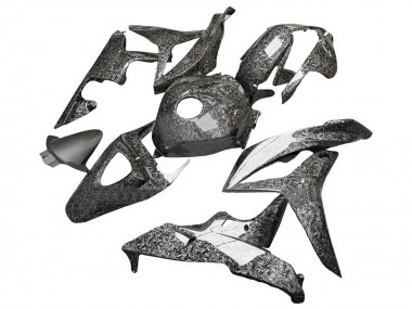 2007-2008 Black Forged Carbon Fiber Honda CBR600RR Motorcycle Fairings UK Stores