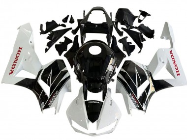 2013-2026 White Glossy Black Honda CBR600RR Motorcycle Fairing Kits UK Stores