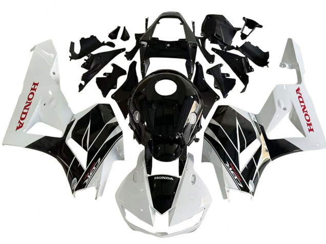 2013-2026 White Glossy Black Honda CBR600RR Motorcycle Fairing Kits UK Stores