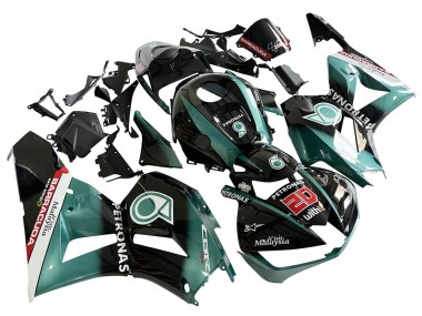 2013-2026 Teal Blue Glossy Black Petronas 20 Honda CBR600RR Motorcycle Fairing UK Stores