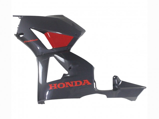2013-2023 Black Carbon Fiber Red Honda CBR600RR Motorcycle Fairings UK Stores