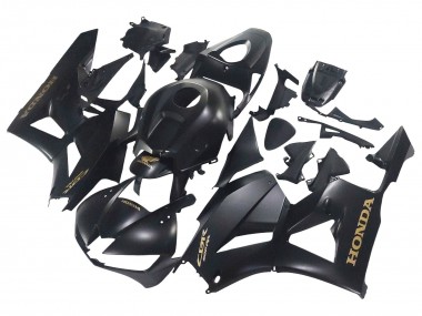 2013-2026 Matte Black Gold Decals Honda CBR600RR Motorcycle Fairings UK Stores