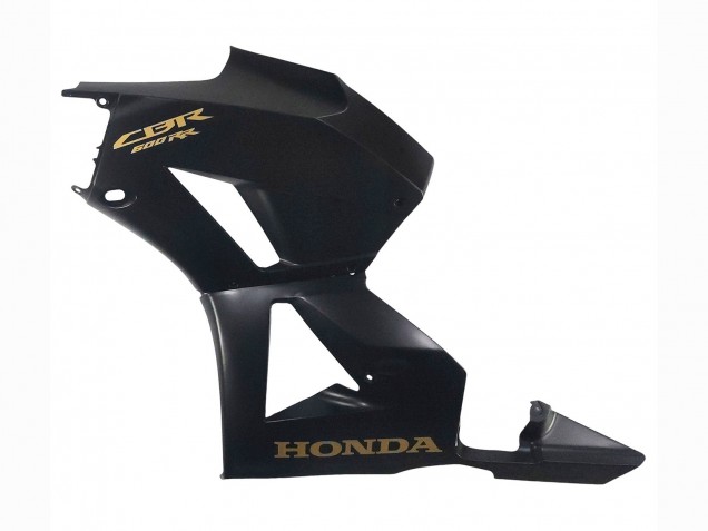 2013-2026 Matte Black Gold Decals Honda CBR600RR Motorcycle Fairings UK Stores