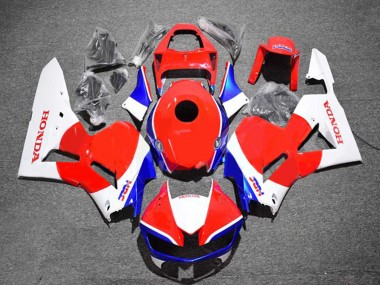2013-2026 White Red Blue HRC Honda CBR600RR Motorcycle Fairing Kits UK Stores