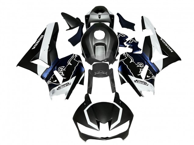 2013-2026 Black Carbon Fiber White Blue Red Bull Honda CBR600RR Motorcycle Fairings UK Stores