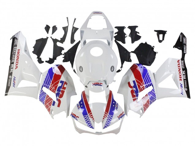 2013-2026 White Red Blue HRC Honda CBR600RR Motorcycle Fairing UK Stores