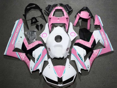 2013-2026 White Pink Honda CBR600RR Motorcycle Fairings UK Stores