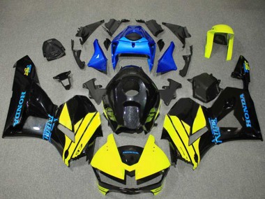 2013-2026 Blue Yellow Glossy Black Honda CBR600RR Motorcycle Fairings UK Stores