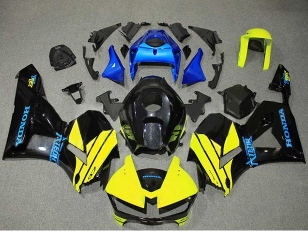 2013-2026 Blue Yellow Glossy Black Honda CBR600RR Motorcycle Fairings UK Stores