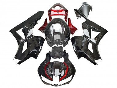 2013-2026 Glossy Black Red Honda CBR600RR Motorcycle Fairings UK Stores
