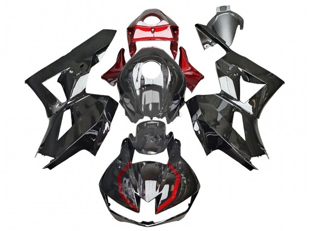 2013-2026 Glossy Black Red Honda CBR600RR Motorcycle Fairings UK Stores