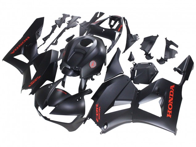 2013-2026 Matte Black Red Decals Honda CBR600RR Motorcycle Fairings UK Stores