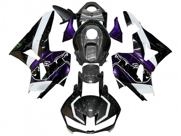 2013-2026 Black Carbon Fiber White Purple Red Bull Honda CBR600RR Motorcycle Fairings UK Stores