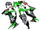 2008-2010 Green White Red Black Monster Elf 66 Kawasaki ZX10R Motorcycle Fairings UK Stores
