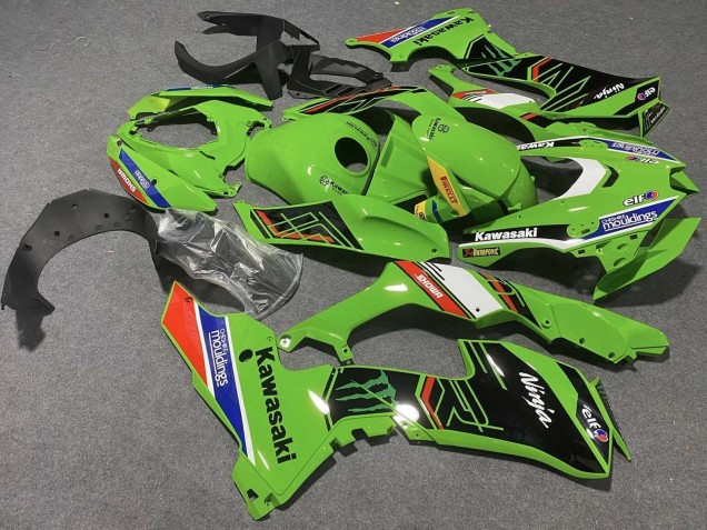 2021-2025 Green White Blue Black Red Showr Elf Mouldings Monster Kawasaki ZX10R Motorcycle Fairings UK Stores