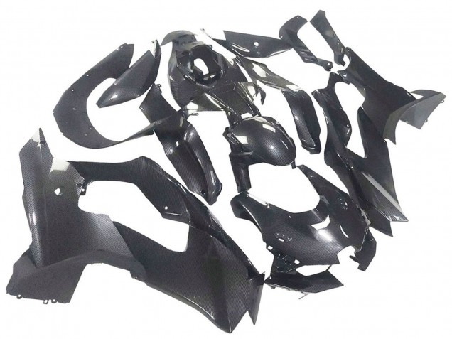 2021-2025 Black Carbon Fiber Kawasaki ZX10R Motorcycle Fairings UK Stores