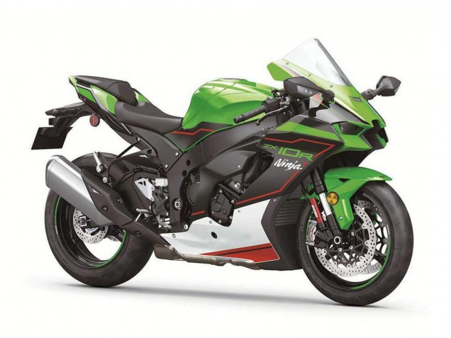 2021-2025 Green Black White Red Ninja Kawasaki ZX10R Motorcycle Fairings UK Stores