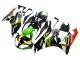 2009-2012 Green Glossy Black Yellow White Red Elf Monster Kawasaki ZX6R Motorcycle Fairings UK Stores