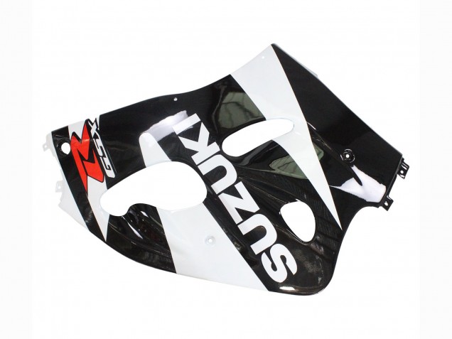 1996-2000 Black White Suzuki GSXR 600 / GSXR 750 Motorcycle Fairings UK Stores