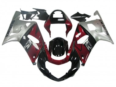 1996-2000 Dark Blue White Suzuki GSXR 600 / GSXR 750 Motorcycle Fairings UK Stores