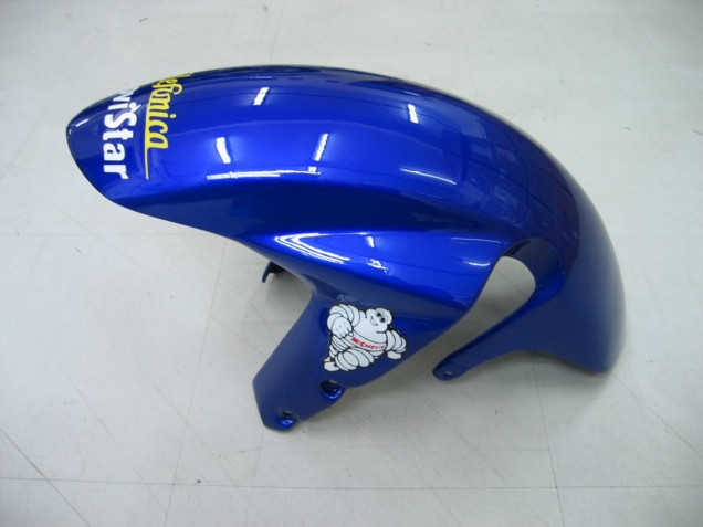 2004-2005 Blue White Yellow Green Telefonica Motul MoviStar Suzuki GSXR 600 / GSXR 750 Motorcycle Fairings UK Stores