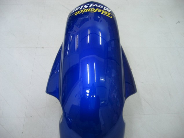 2004-2005 Blue White Yellow Green Telefonica Motul MoviStar Suzuki GSXR 600 / GSXR 750 Motorcycle Fairings UK Stores