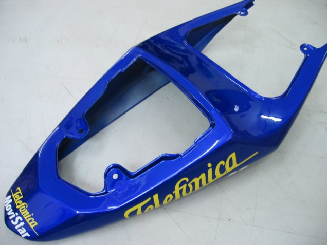 2004-2005 Blue White Yellow Green Telefonica Motul MoviStar Suzuki GSXR 600 / GSXR 750 Motorcycle Fairings UK Stores