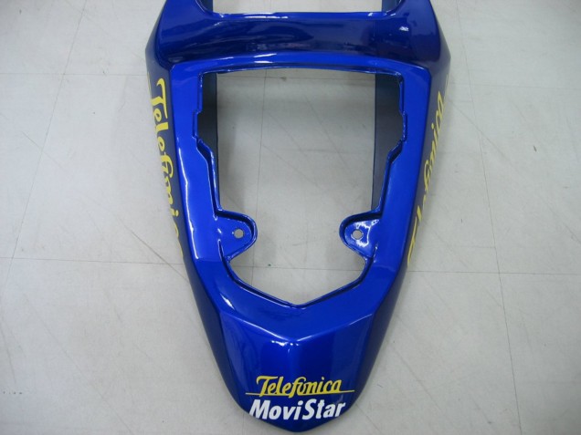 2004-2005 Blue White Yellow Green Telefonica Motul MoviStar Suzuki GSXR 600 / GSXR 750 Motorcycle Fairings UK Stores