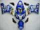 2004-2005 Blue White Yellow Green Telefonica Motul MoviStar Suzuki GSXR 600 / GSXR 750 Motorcycle Fairings UK Stores