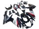 2011-2024 Glossy Black Forged Carbon Fiber Silver Red Suzuki GSXR 600 / GSXR 750 Motorcycle Fairings UK Stores