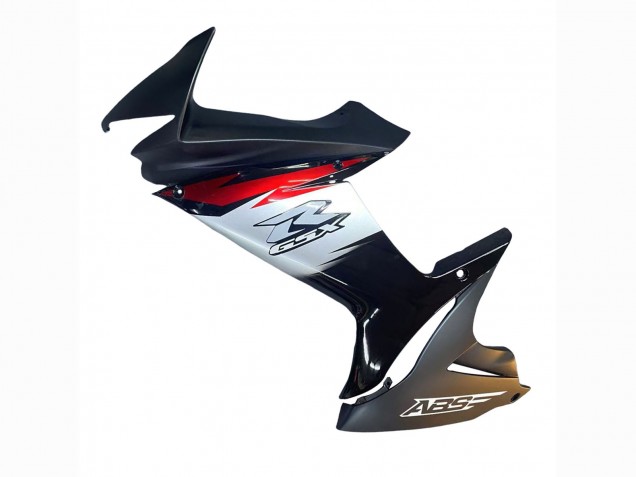 2011-2024 Glossy Black Forged Carbon Fiber Silver Red Suzuki GSXR 600 / GSXR 750 Motorcycle Fairings UK Stores