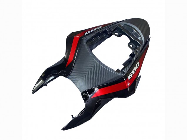2011-2024 Glossy Black Forged Carbon Fiber Silver Red Suzuki GSXR 600 / GSXR 750 Motorcycle Fairings UK Stores