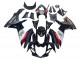 2011-2024 Glossy Black Forged Carbon Fiber Silver Red Suzuki GSXR 600 / GSXR 750 Motorcycle Fairings UK Stores