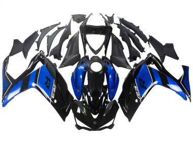 2015-2018 Blue Glossy Black Yamaha YZF R3/R25 Motorcycle Fairing UK Stores