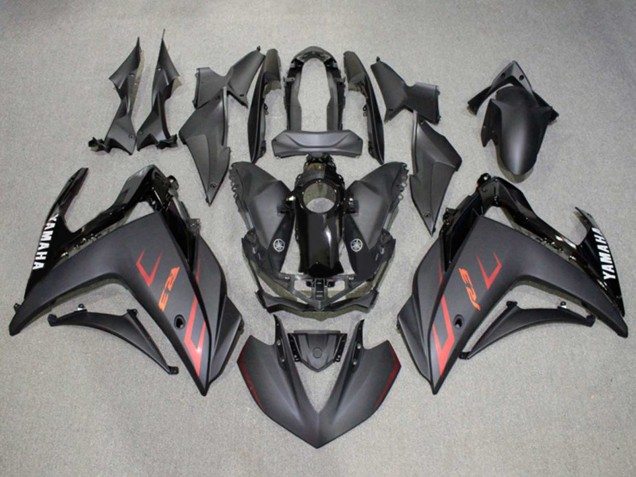 2015-2018 Glossy Black Matte Black Red Yamaha YZF R3/R25 Motorcycle Fairings UK Stores