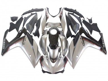 2015-2018 Silver Black Yamaha YZF R3/R25 Motorcycle Fairings UK Stores