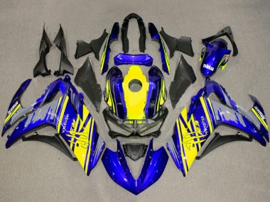 2015-2018 Yellow Blue Black Monster Yamaha YZF R3/R25 Motorcycle Fairing UK Stores