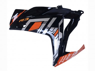 2015-2018 Blue Orange Silver Yamalube Yamaha YZF R3/R25 Motorcycle Fairings UK Stores