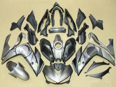2015-2018 Grey Black Yamaha YZF R3/R25 Motorcycle Fairings UK Stores