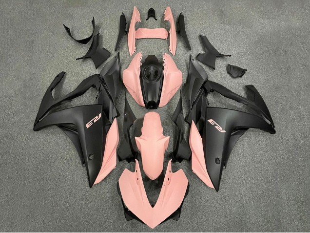 2015-2018 Pink Matte Black Yamaha YZF R3/R25 Motorcycle Fairings UK Stores