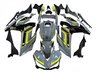 2015-2018 Nardo Grey Neon Yellow Black Yamaha YZF R3/R25 Motorcycle Fairings UK Stores