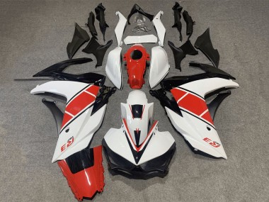 2015-2018 White Red Black Yamaha YZF R3/R25 Motorcycle Fairing UK Stores