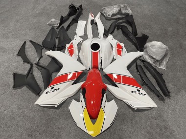 2015-2018 White Red Black Yamaha YZF R3/R25 Motorcycle Fairings UK Stores