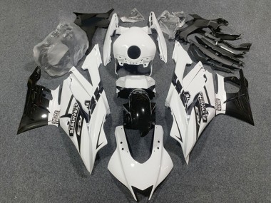 2019-2021 White Glossy Black Yamaha YZF R3/R25 Motorcycle Fairings UK Stores