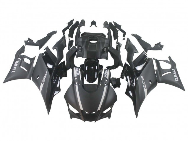 2019-2021 Matte Black Silver Yamaha YZF R3/R25 Motorcycle Fairings UK Stores