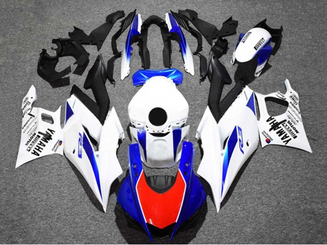 2019-2021 White Blue Red Black Yamaha YZF R3/R25 Motorcycle Fairings UK Stores