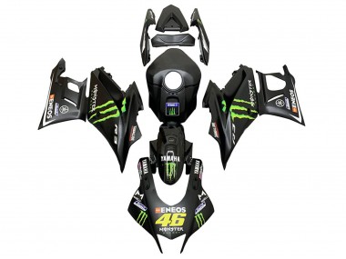 2019-2021 Black Green ENEOS Monster 46 Yamaha YZF R3/R25 Motorcycle Fairings UK Stores