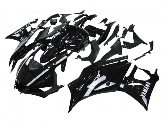 2019-2021 Glossy Black White Yamaha YZF R3/R25 Motorcycle Fairings UK Stores